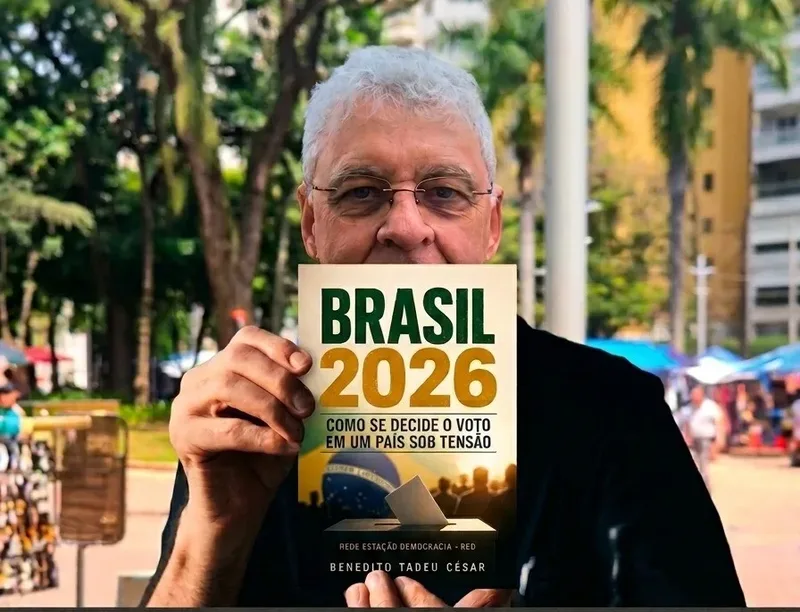 Obra de Benedito Tadeu César investiga como o eleitor forma sua escolha em 2026