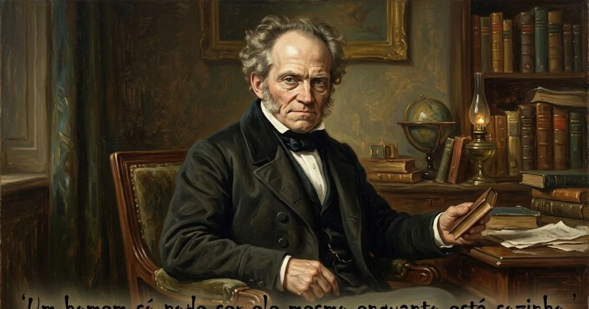 Para Schopenhauer, cultivar a própria companhia protege a autonomia