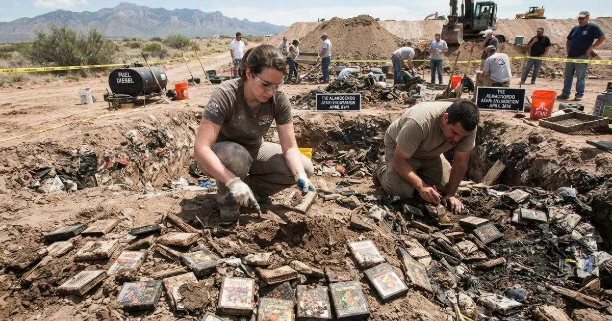 Escavação recuperou cartuchos da Atari enterrados no Novo México