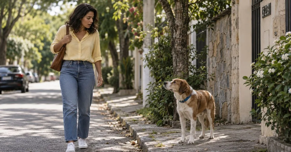 Caminhada leva ao reencontro de cachorro perdido há três semanas