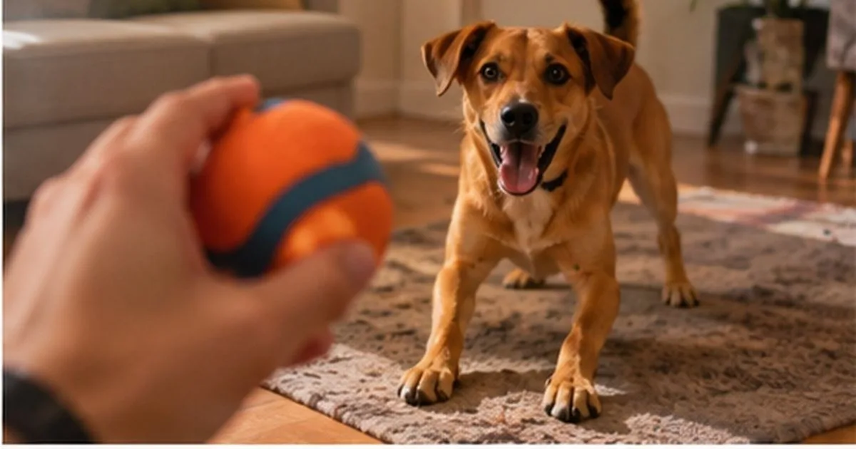 Bolinha sem pausa pode indicar excesso de excitação em cães