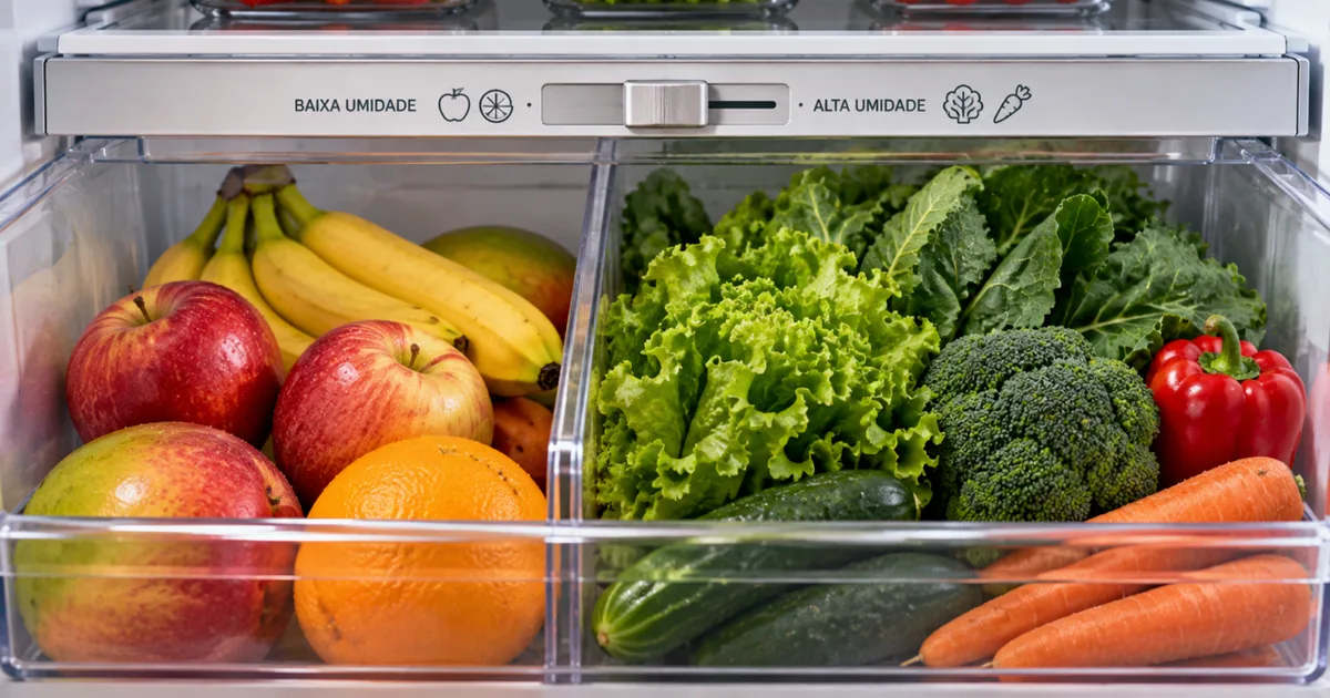 Como separar frutas e verduras para preservar melhor os alimentos na geladeira