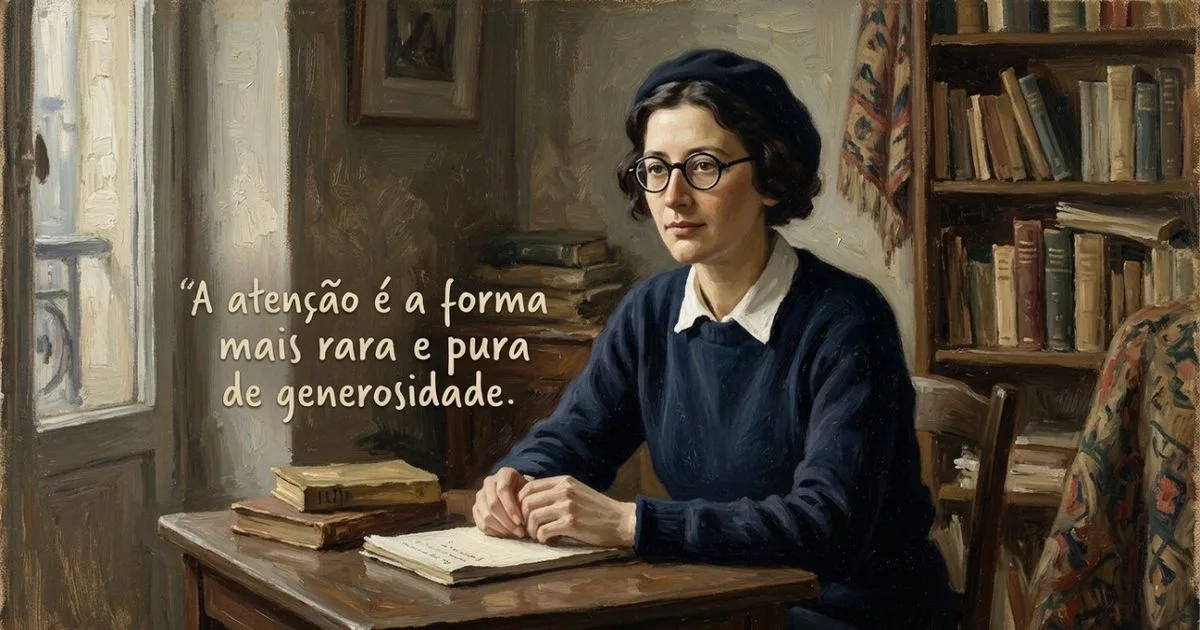 Atenção e escuta: o que Simone Weil ensinava sobre enxergar o outro
