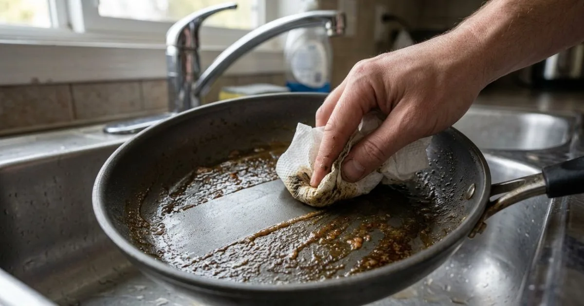 Papel-toalha ajuda a evitar gordura nos canos da cozinha