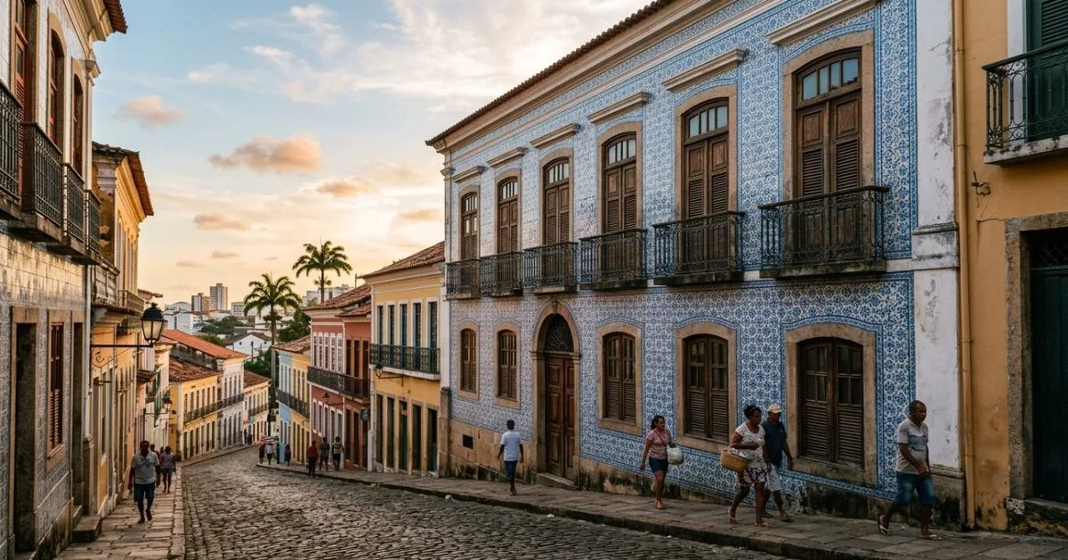 Azulejos e ruas retas contam a história do Centro de São Luís