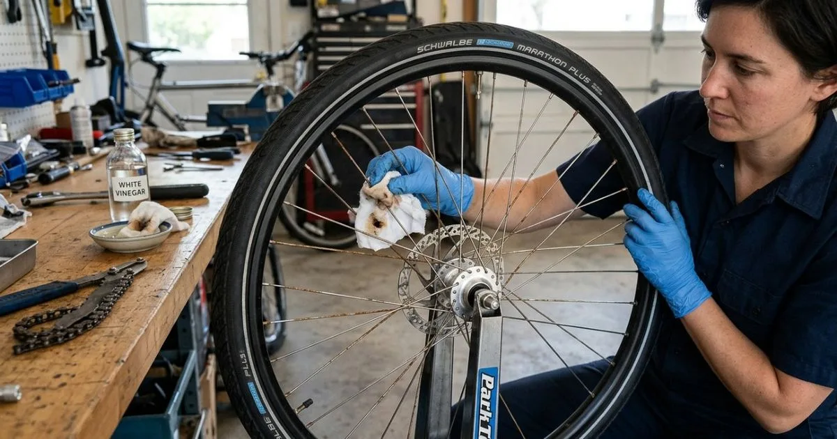 Vinagre na bicicleta: quando usar e por que evitar os pneus