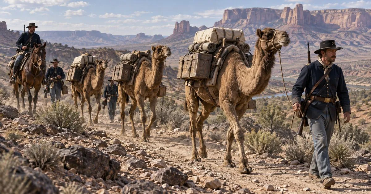 O experimento militar que levou camelos ao Texas e terminou na Guerra Civil