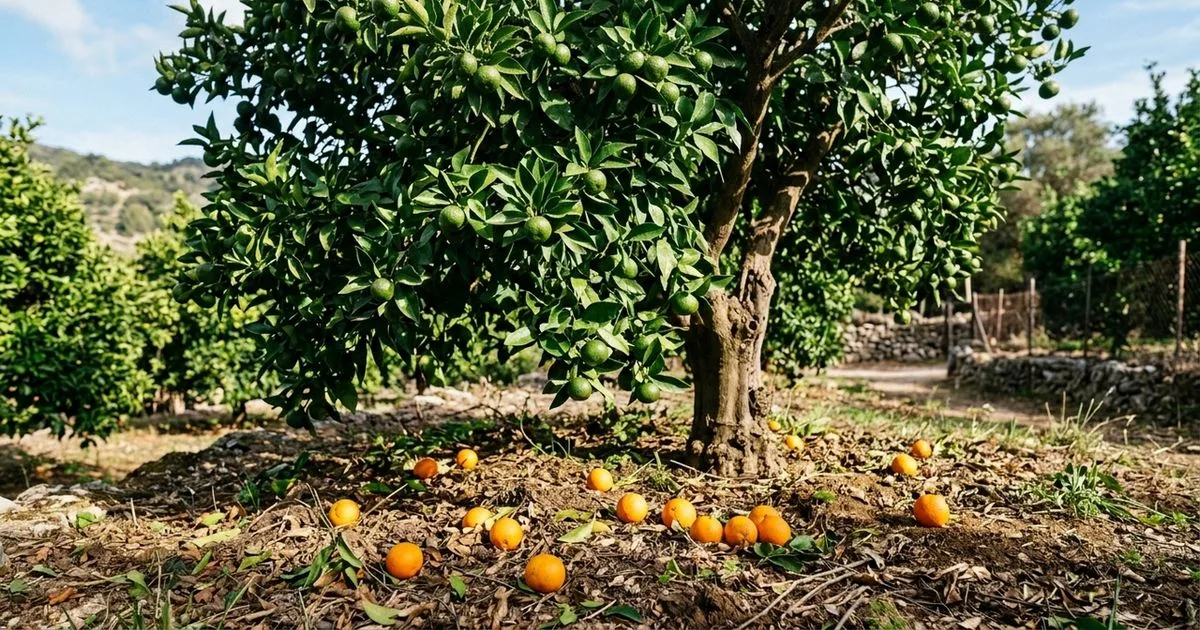 Como avaliar se a queda de tangerinas pequenas exige atenção