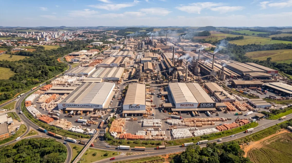 Santa Gertrudes reúne polo cerâmico que abastece o mercado americano