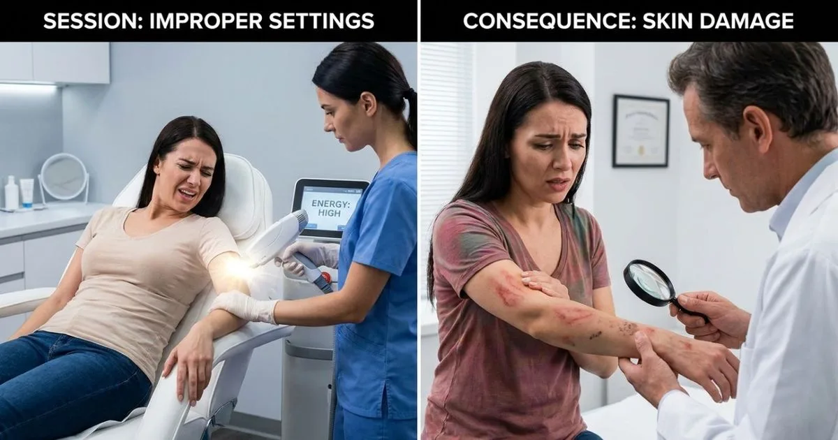 Queimaduras causadas por laser podem exigir cuidados médicos e reparação ao consumidor