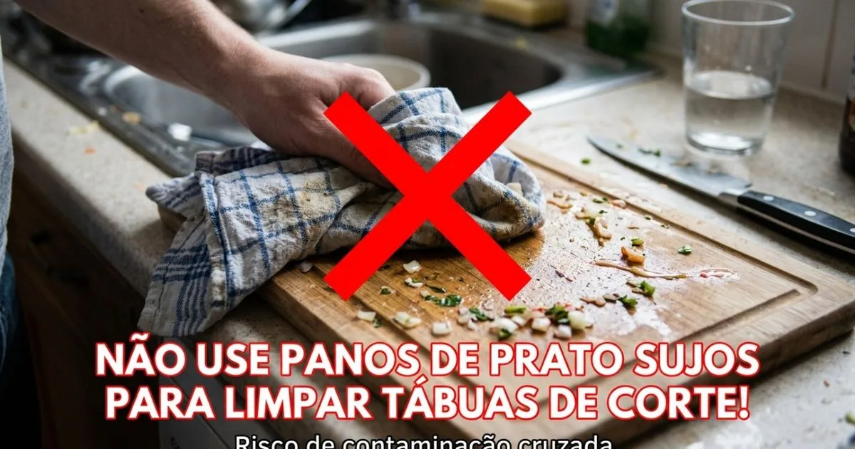 Separar panos por área ajuda a evitar contaminação na cozinha