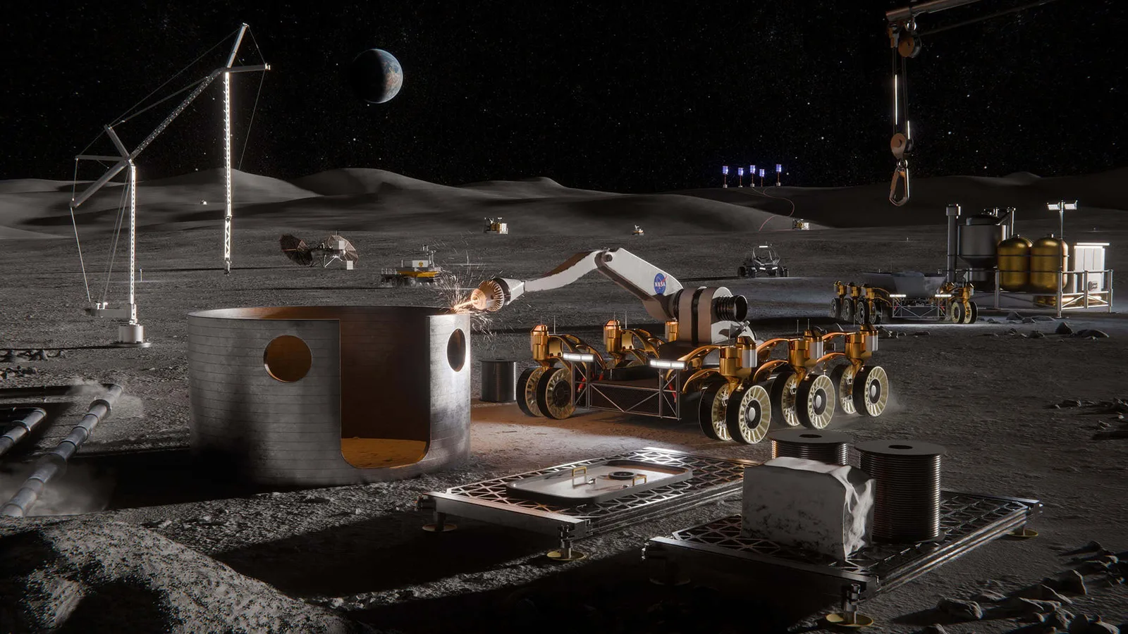 NASA seleciona cinco frentes para preparar operações humanas na Lua