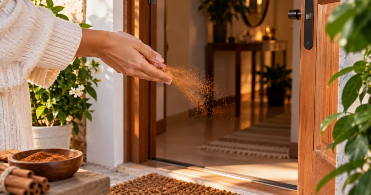 Canela na porta de entrada: o que o ritual simboliza