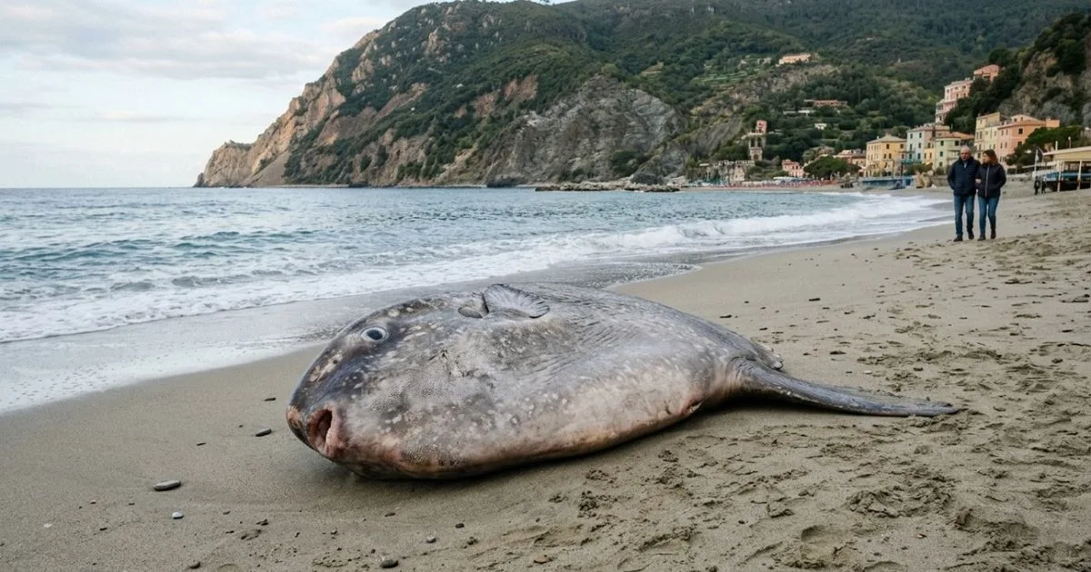 Peixe-lua de dois metros e meio é encontrado na costa italiana