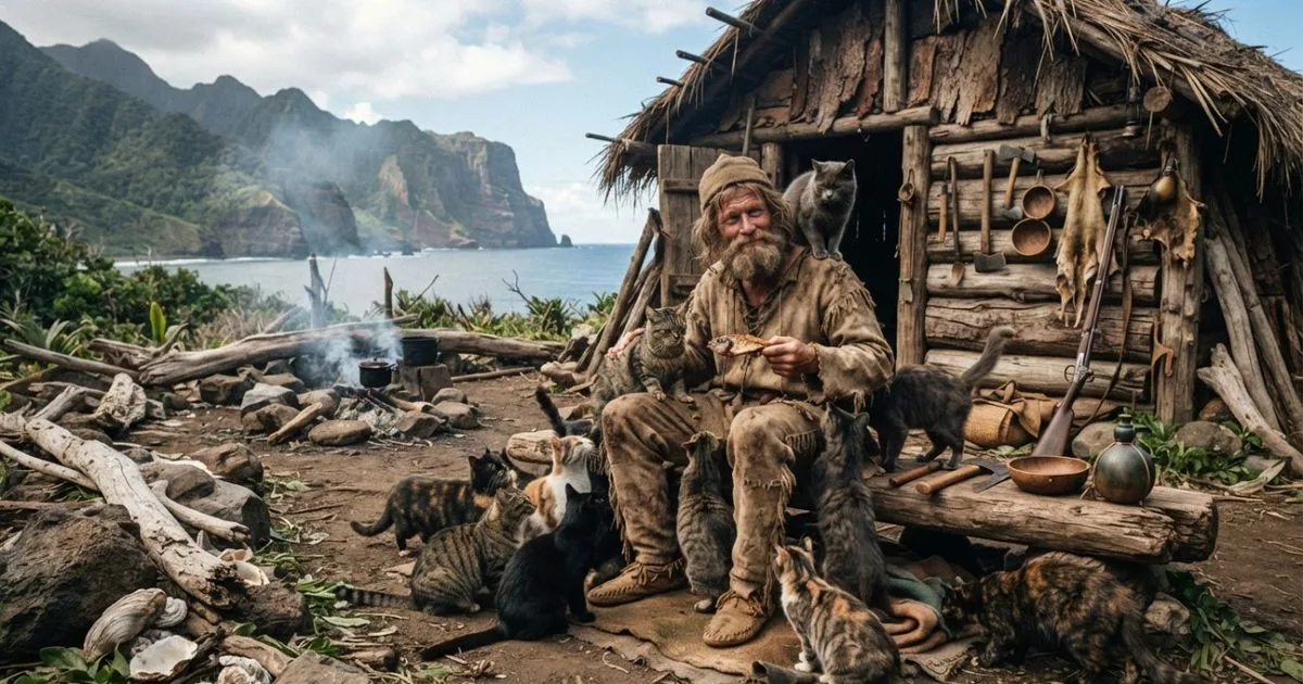 Como Alexander Selkirk sobreviveu isolado e contou com gatos contra ratos