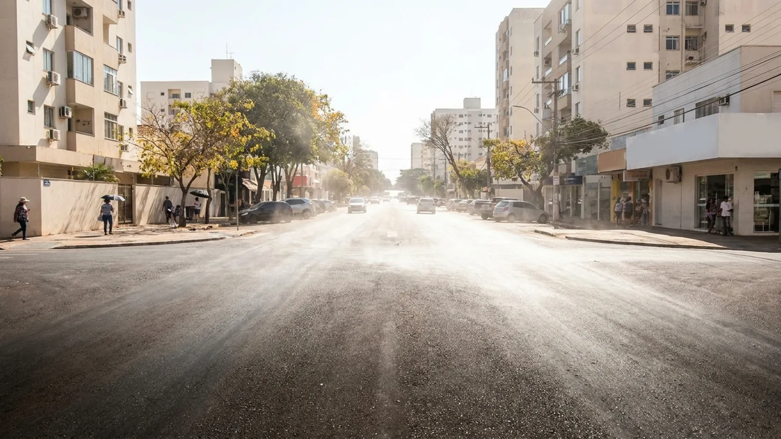 Cuiabá registra 44,2 °C e amplia arborização para enfrentar o calor