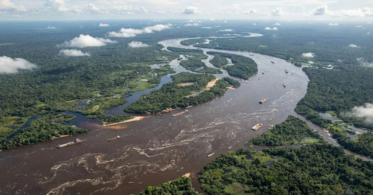 Amazonas concentra vazão maior que a dos sete rios seguintes juntos