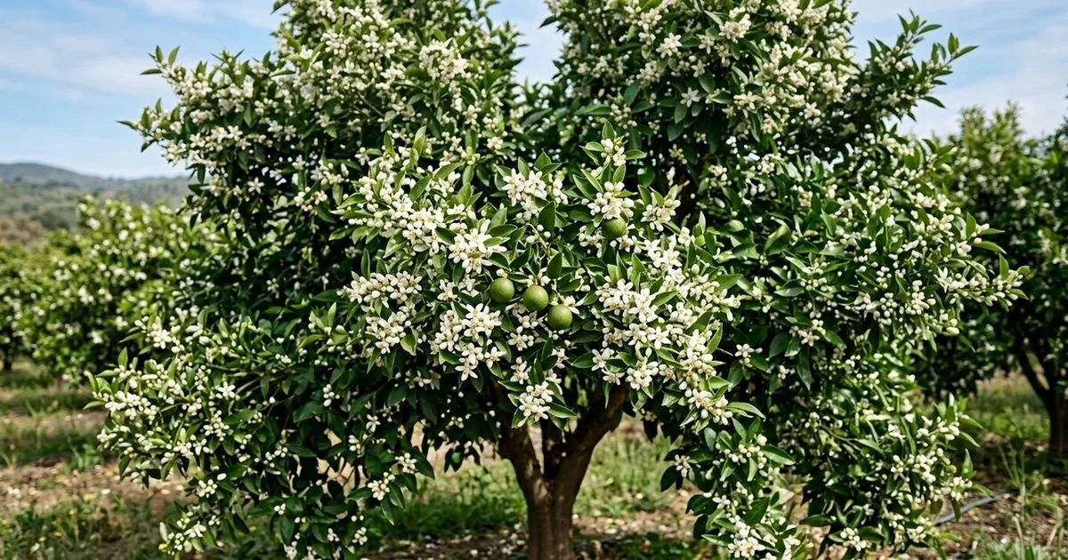 Laranjeira floresce, mas frutifica pouco: cuidados podem ajudar na formação das laranjas
