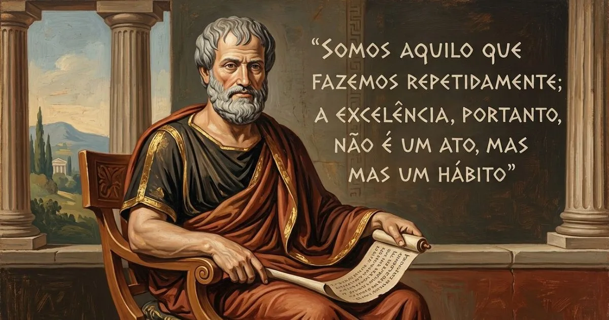 Para Aristóteles, o caráter se forma pela repetição de boas escolhas