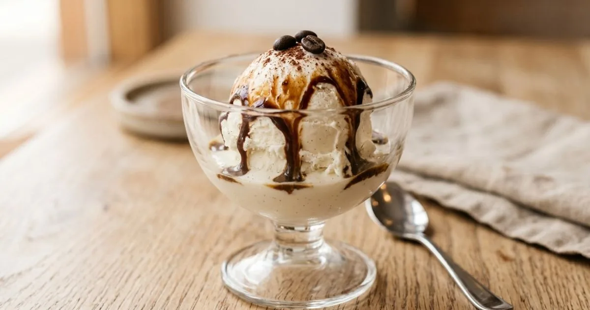 Affogato italiano transforma café quente e sorvete em sobremesa rápida