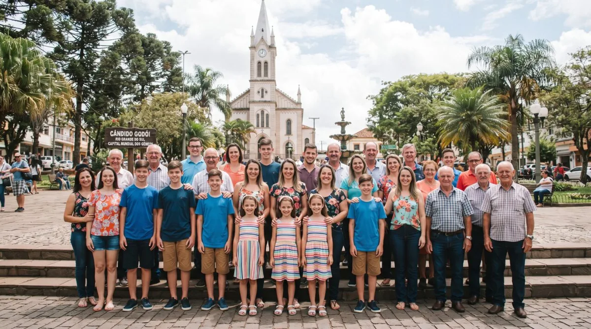 Cândido Godói reúne famílias com alta ocorrência de gêmeos