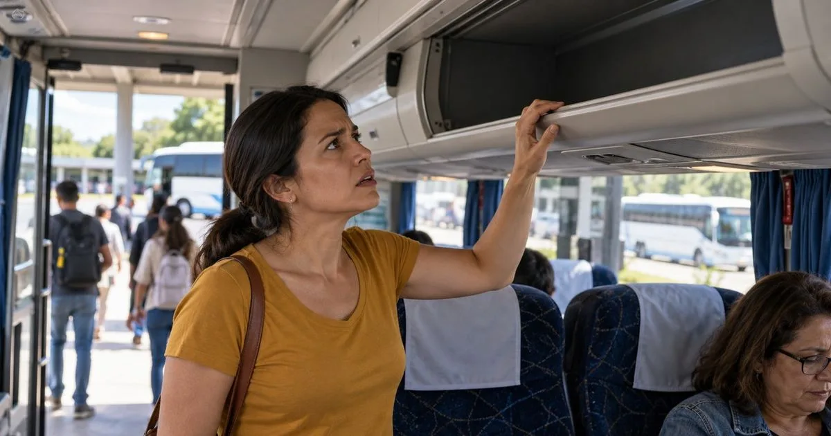 Mochila deixada em ônibus é recuperada após troca acidental de bagagens