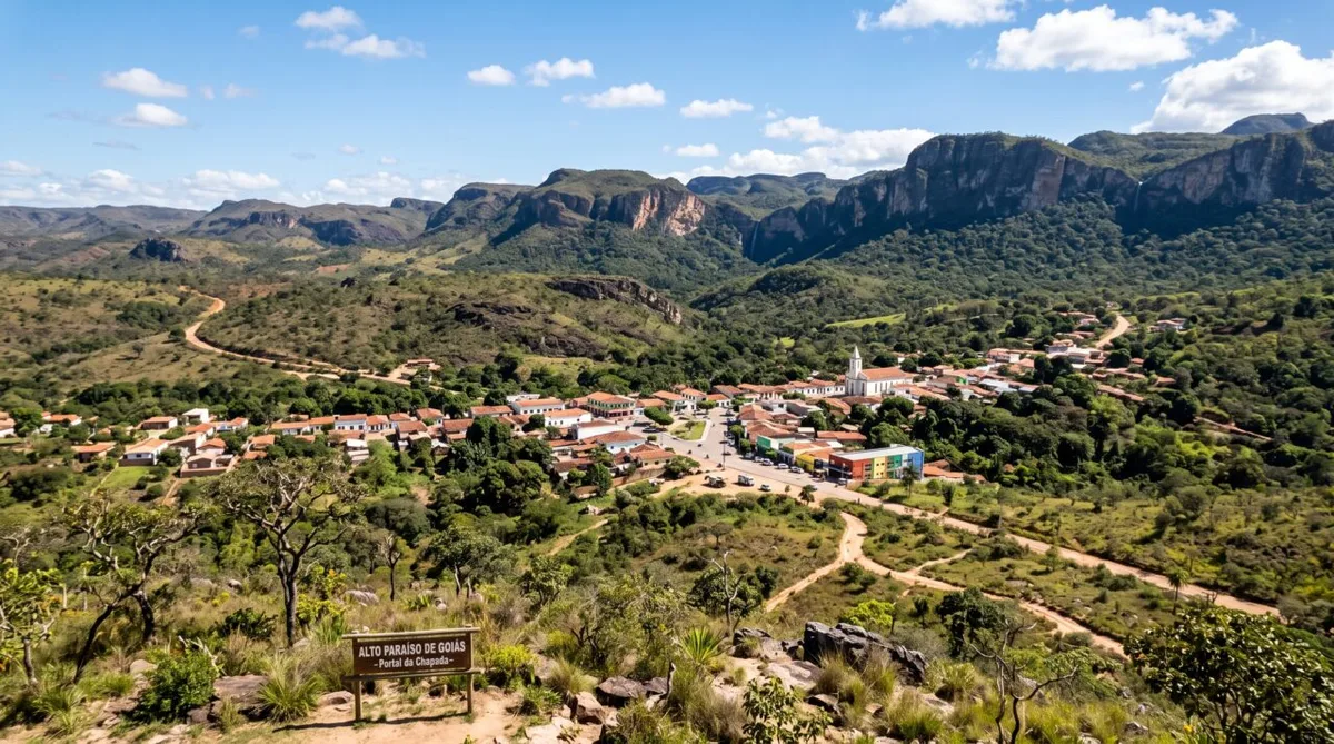 Alto Paraíso combina trilhas, cachoeiras e uma paisagem marcada pelo quartzo
