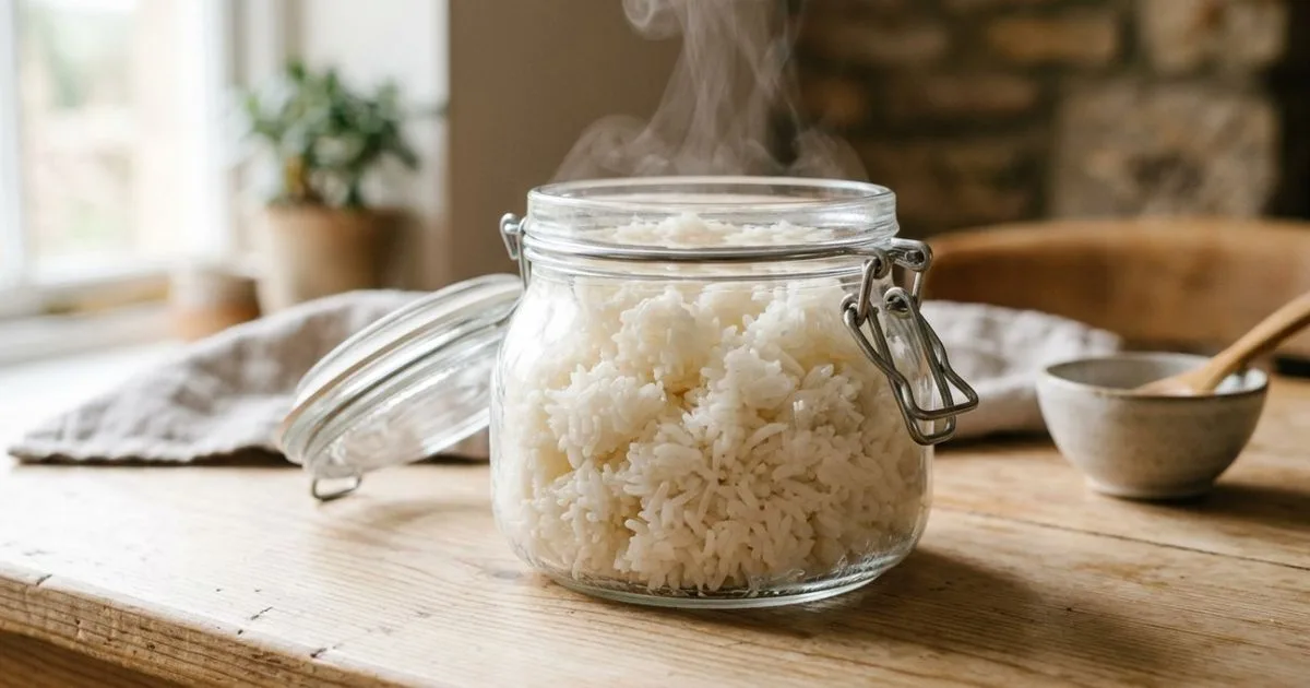Arroz congelado pode voltar ao prato macio direto no micro-ondas
