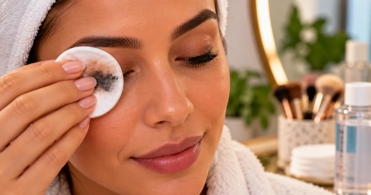 Como remover a maquiagem dos olhos sem esfregar a pele