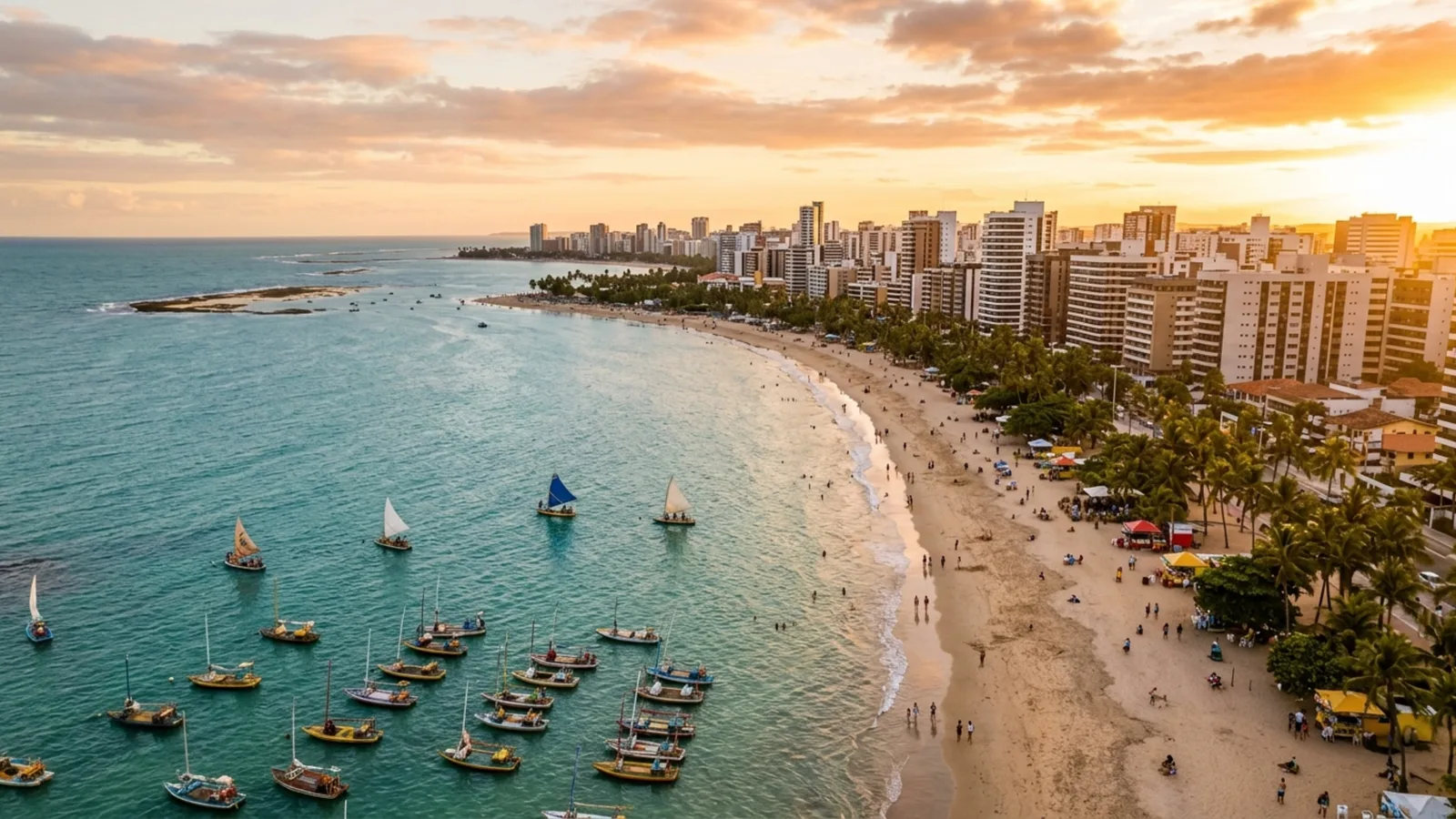 Maceió reúne praias urbanas, lagoas e cultura em roteiros de viagem
