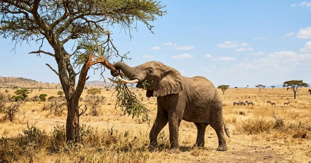 Fauna reabre savana isolada e devolve árvores ao patamar anterior no Quênia
