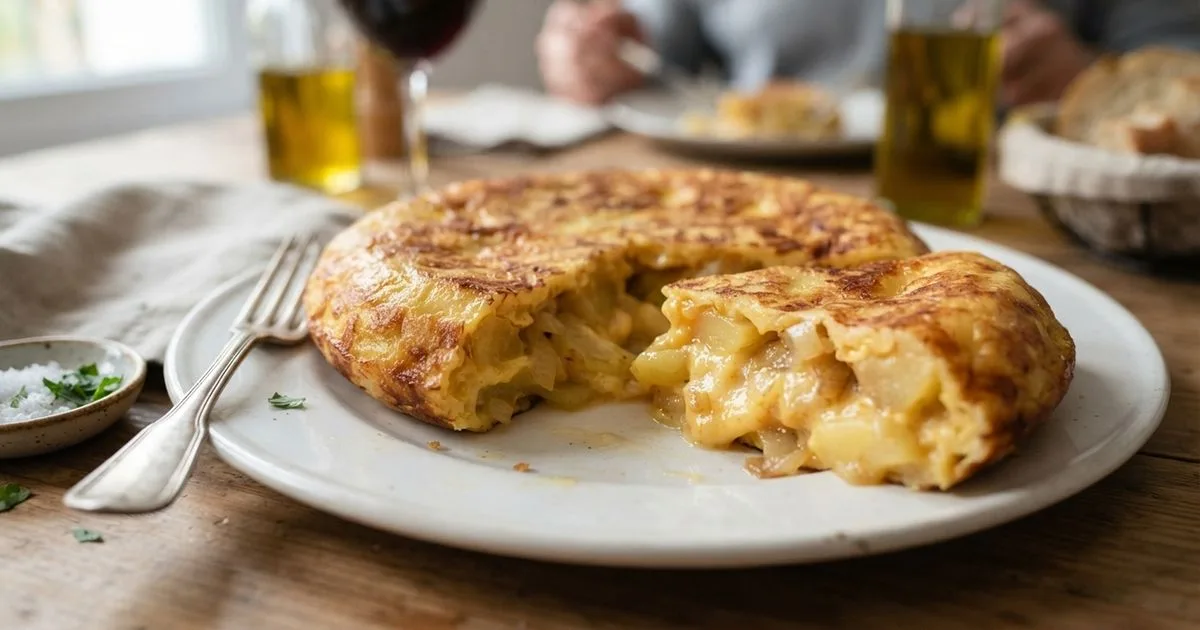 O ponto das batatas define a cremosidade da tortilla espanhola
