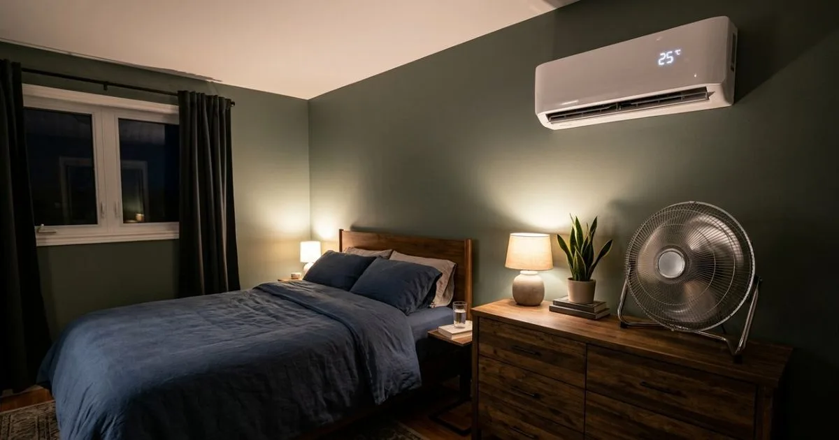 Rotina noturna combina resfriamento prévio e ventilação para economizar energia