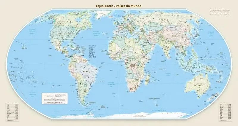 ONU aprova resolução para adotar mapa que representa melhor o tamanho da África
