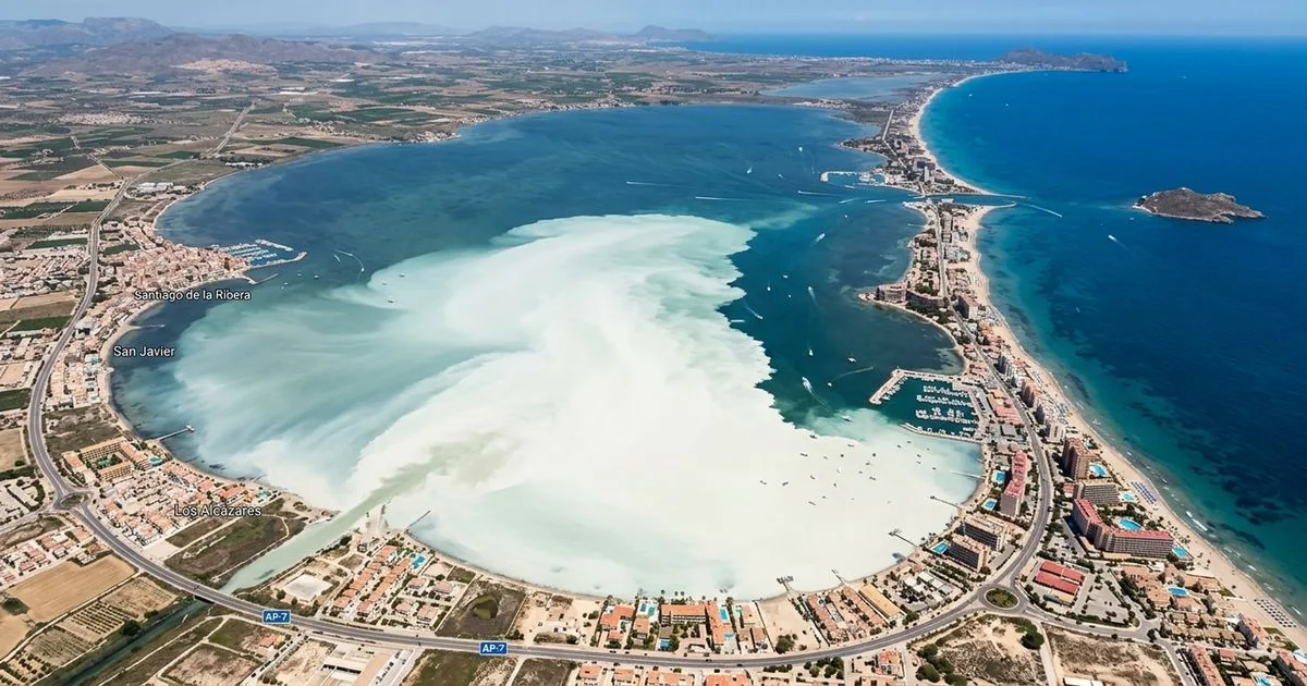 Mar Menor perde espécies de peixes após avanço de partículas de calcita