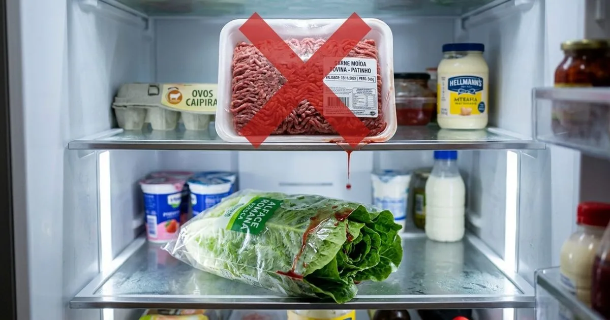 Como evitar que líquidos da carne crua atinjam outros alimentos na geladeira
