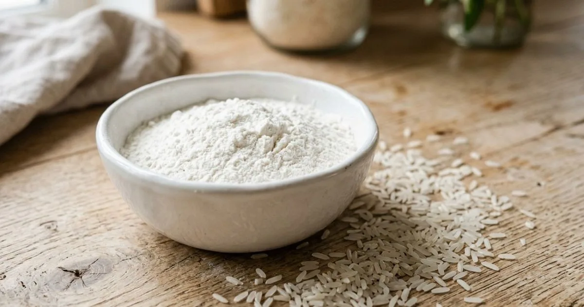 Farinha de arroz pode suavizar o brilho da pele, mas requer aplicação cuidadosa