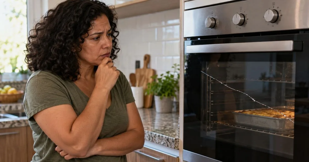 Vidro novo do forno trinca no primeiro uso após reparo
