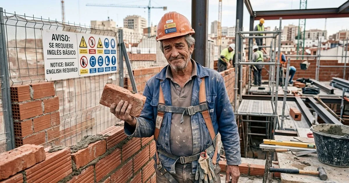 Exigência de inglês expõe distância entre seleção e trabalho na construção espanhola