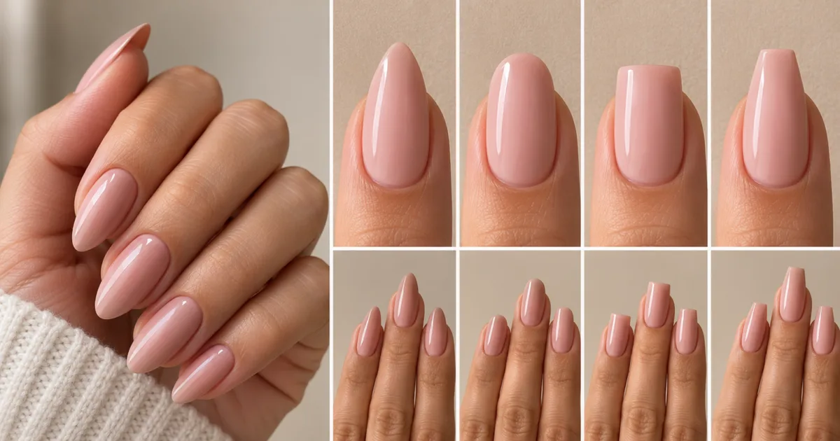 Como o formato das unhas muda a aparência dos dedos
