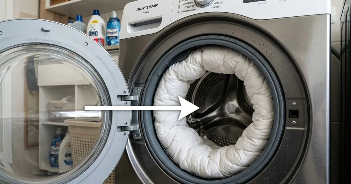 Como lavar edredons na máquina sem desequilibrar o tambor