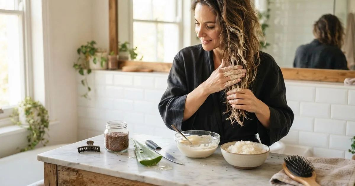 Receita com arroz, linhaça e babosa promete cuidar de fios ressecados