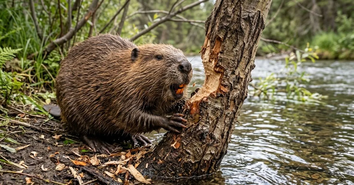 Barragem de castores abre clareiras e atrai lontra e coruja em Dorset