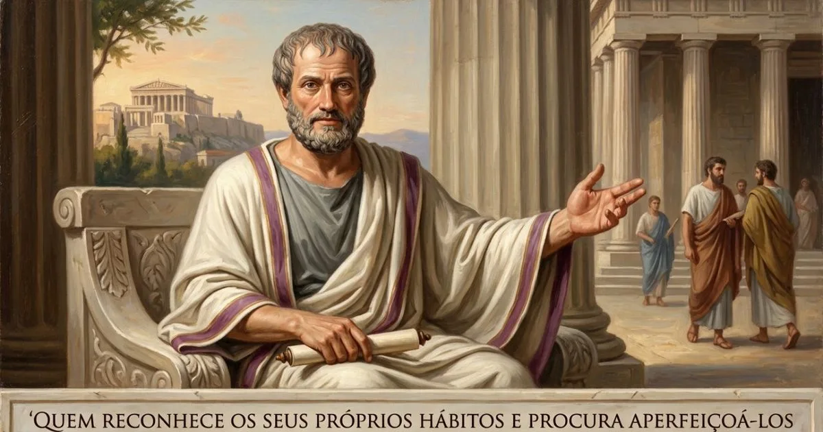 Na ética de Aristóteles, o caráter se forma por escolhas repetidas