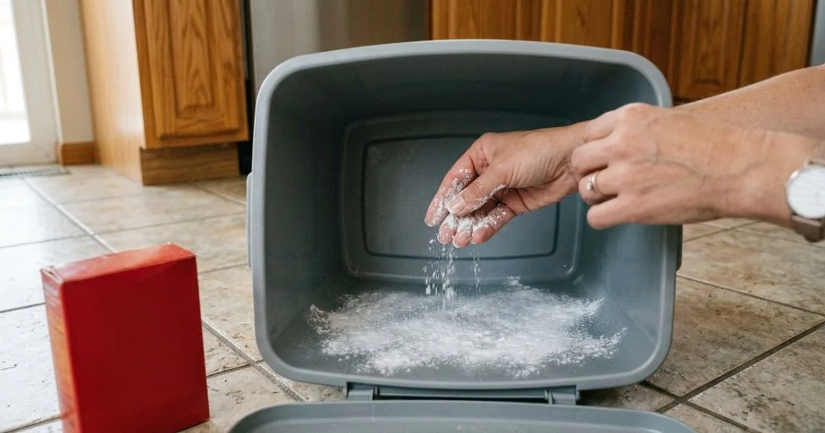 Como usar bicarbonato na lixeira sem substituir a limpeza