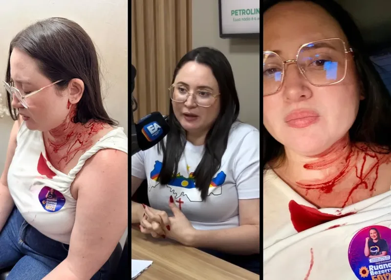 Ruana Bezerra denuncia ataque durante agenda de campanha em Ouricuri
