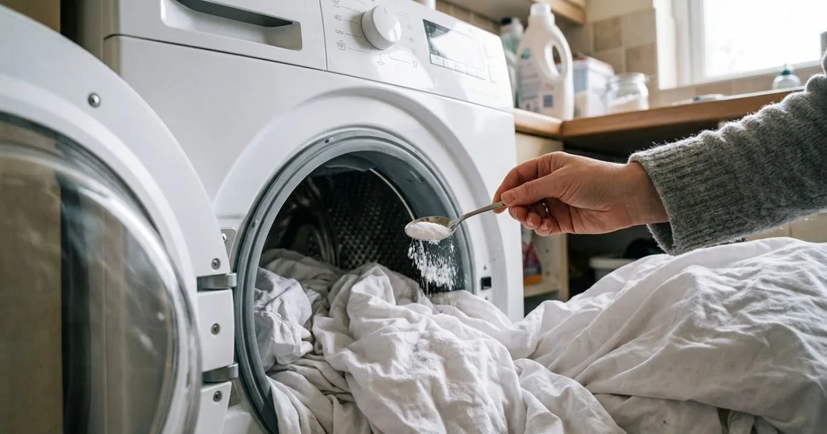 Como reduzir odores e resíduos na lavagem de lençóis brancos