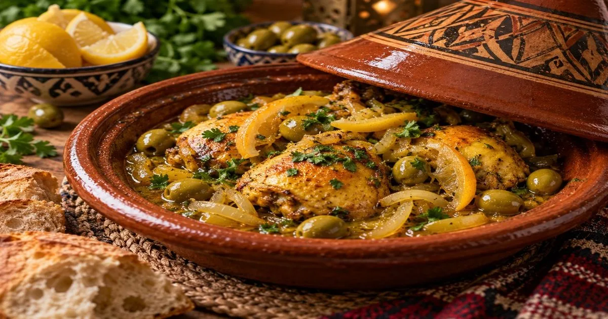 Tajine marroquino ganha profundidade com preparo lento e limão curado