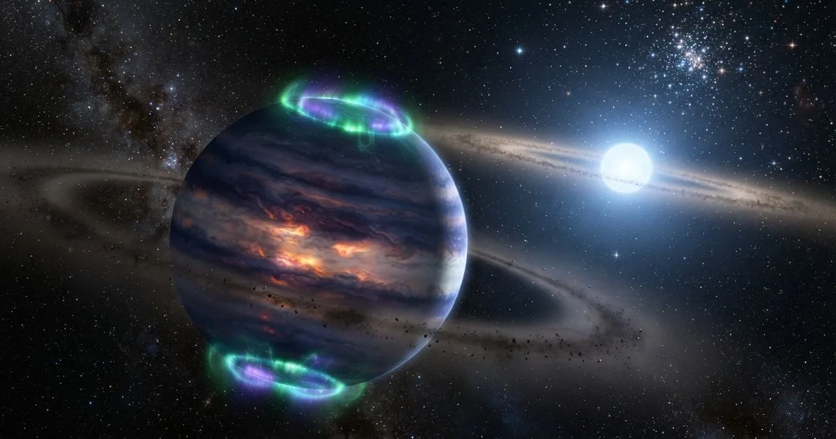 Rádio de Beta Pictoris b permite estimar campo magnético de exoplaneta