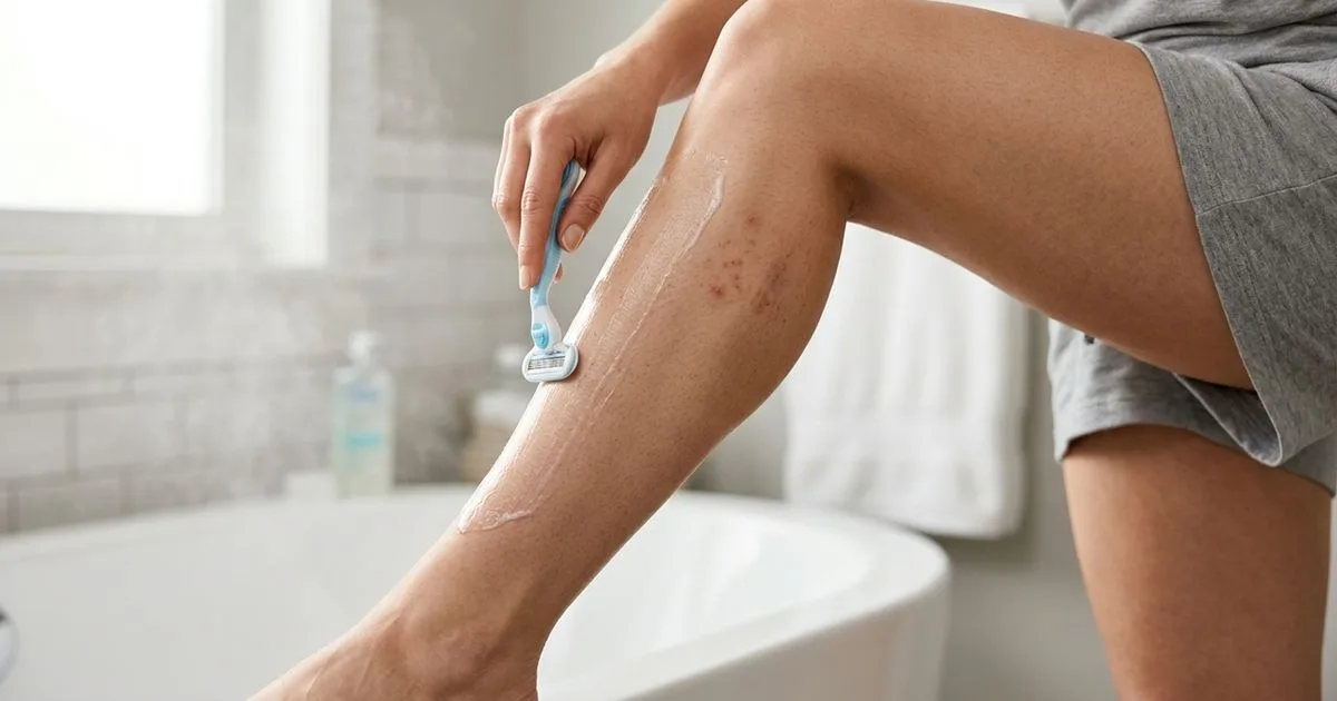 Raspar no sentido do pelo pode reduzir bolinhas e irritação
